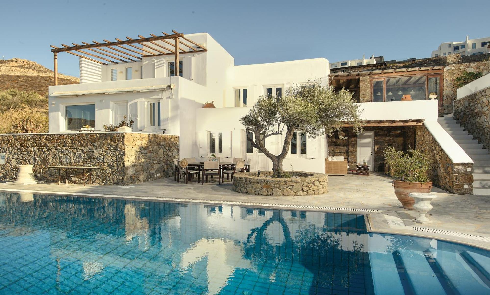 Villa Galaxy Ftelia Beach 외부 사진